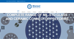 Desktop Screenshot of mansol-preforms.com