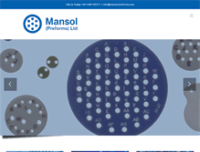 Tablet Screenshot of mansol-preforms.com